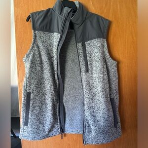 George Charcoal Fleece Vest